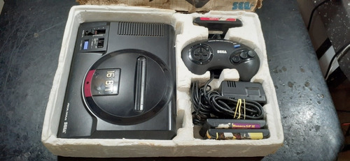 Video Game Mega Drive Sega Antigo Com Caixa  Raridade 