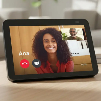 Amazon Echo Show 8 2da Generación Parlante Inteligente Alexa con Pantalla 8” HD Táctil Cámara 13MP Videollamadas Audio 30W WiFi Bluetooth Smart Home Hub Hogar Color Negro | Mismo precio en cuotas