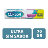 Ultra Corega Crema Adhesiva Protesis Dental Sin Sabor X 70g