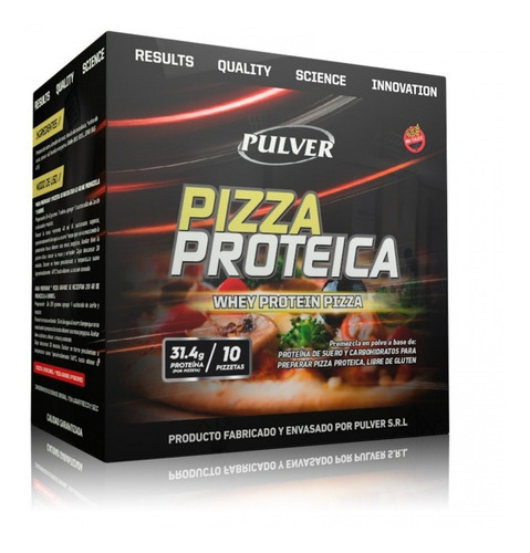 Pizza Proteica Pulver 10 Sobres Proteina Sin Tacc