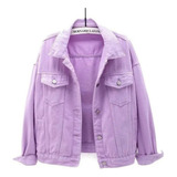 Chaqueta Jeans Mujer Estilo Bf Diferentes Colores