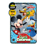 Libro Para Pintar Mickey Disney Crayones Stickers Flow Pack 