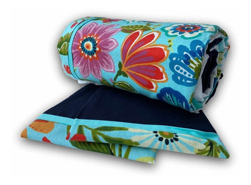 Duvet Cover Flores Vivas Algodón 300h Doble