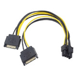 Cable Adaptador De Corriente De Tarjeta De Video Pci-e (6+2)