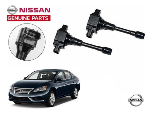 Kit 2 Bobinas De Encendido Nissan Sentra 2013 Original