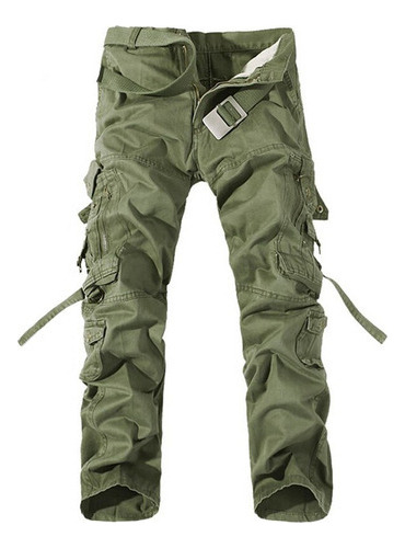 Pantalones Tipo Cargo Militares Para Hombre, Mono Informal Y