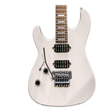 Godpsmusic - Guitarra Eléctrica Sawtooth St-m24 De 6 Cuerd. Color Blanco Satinado Para Zurdos