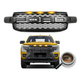 Parrilla Estilo Raptor P/ Ranger 2023 24+ C/ Led Tuningchrom