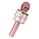 Micrófono De Karaoke Inalámbrico Con Bocina Y Bluetooth 1pcs