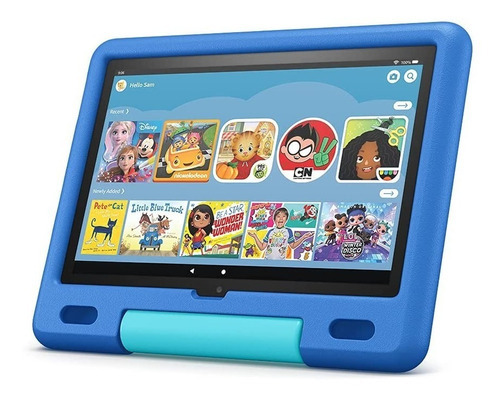 Tablet Fire Hd 10 32 Gb Blue Fhd Resistente Niños 3 - 7 Años Color Denim