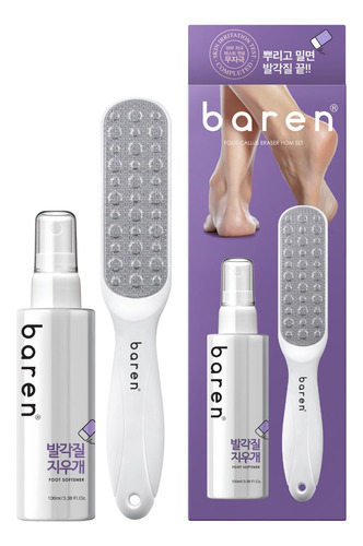 Baren Kit De Removedor De Callos En Los Pies | Spray Y Peel.