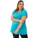 Kit 3 Camisetas Feminina Plus Size Barata Atacado