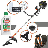 Máquina De Cortar Grama À Gasolina C/ Óleo Stihl 2t 43cc