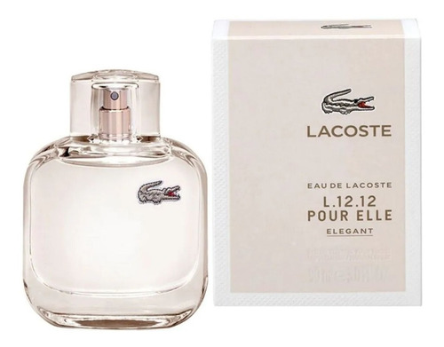 Perfume Original Dama Lacoste L.12.12 Pour Elle Elegant Edt