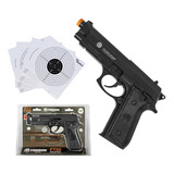 Airsoft Taurus Pt92 Spring Pistol M9 Full Metal Slide P