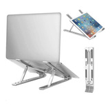 Xstand Base Soporte Plegable Para Laptop Color Aluminio