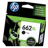 Cartucho De Tinta Hp 662xl Cz105ab Preto Original