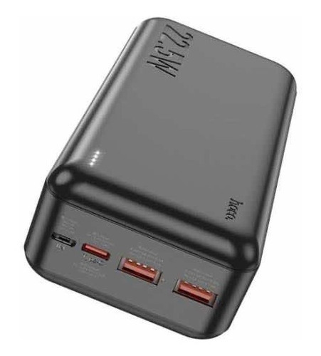 Power Bank Hoco J101b 30.000 Mah 22.5w Fast Charge Color Negro