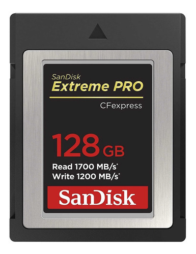 Memoria 128gb Cf Express Extreme Pro 1700 Mb/s Sandisk 
