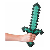 Espada Minecraft Diamante Brinquedo Mdf 32cm