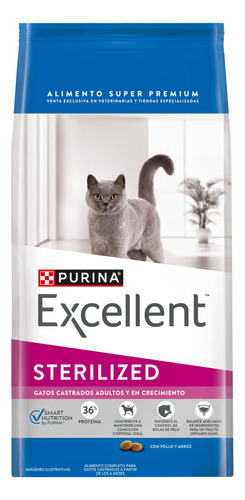 Excellent Gato Sterilized /castrado X 1 Kg Kangoo Pet