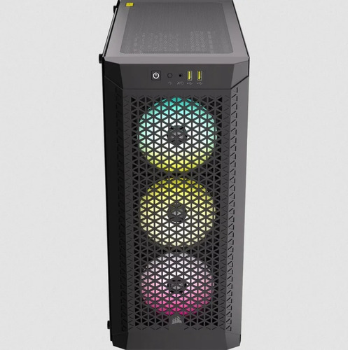 Gabinete Corsair 480t Rgb Airflow Tg Mid-tower Black