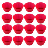 Forminhas Forma Assadeira Para Cupcake Mini Bolo Muffin Bolinho De Silicone Com 12 Peças Cavidades Cozinha Prática 