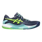 Tenis Padel Asics Gel-resolution 9 Padel Azul Hombre 1041a33