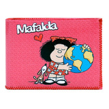 Billetera  Mafalda Con Tarjetero