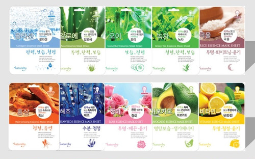 10 Mascarillas Belleza Coreana Originales Calidad Premium