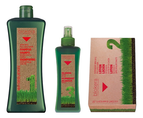 Salerm Biokera Anti Caida ® Shampoo 1000ml + Spray + Locion