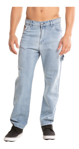 Pantalon De Jean Rusty Dungaree Relaxed Hombre Carpintero