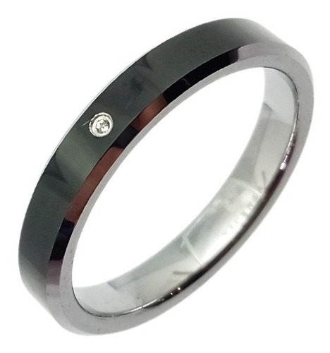 Anillo De Tungsteno Y Titanio - Modelo Treviso