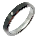 Anillo De Tungsteno Y Titanio - Modelo Treviso