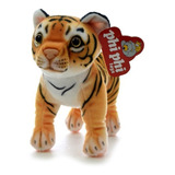 Peluche Tigre Marron Parado 24 Cm - Orig. Phi Phi Toys