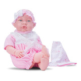 Brinquedo Boneca Reborn Bebe Valentina Vinil Macio Grande