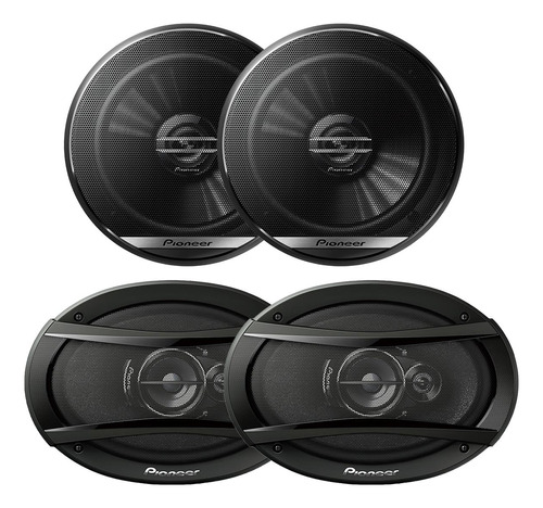 Parlantes Pioneer 6x9 Pulgadas + Parlantes 6 6.5 Combo Auto