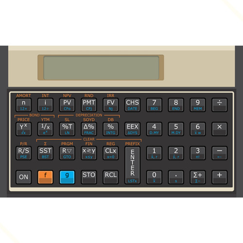 Calculadora Financeira 12c Lacrada Da Hp Nacional Dourado