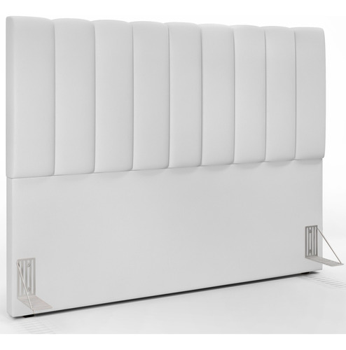 Cabeceira Cama Box Casal Queen 160 Cm Dália W01 Facto Branco