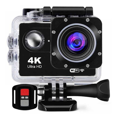Câmera Filmadora Sport 4k Wifi Prova D'água Moto Esporte 