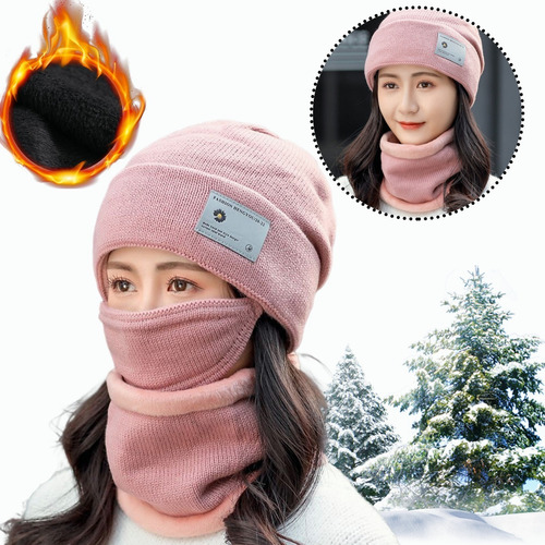 Gorro Bufanda Cuello Unisex Para Invierno Mantener Caliente