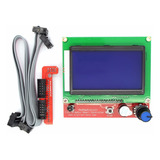 Pantalla Lcd 12864 Impresora 3d Controlad + Adaptador Rampas