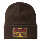 Gorro Lana Beanie Marron Retro Western Premium Eva Rain®