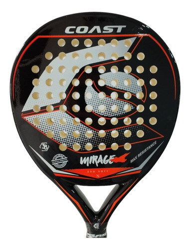 Paleta Padel Paddle Coast Mirage Eva Soft Premium + Regalos