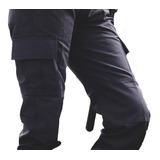 Pantalon Tactico De  Combate Ripstop Antidesgarro Negro