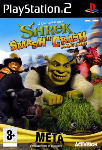 Shrek Smash Crash Racing Ps2 Juegos Fisico Español Play 2