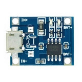 Modulo De Carga Para Bateria 18650 Micro Usb 5v Tp4056 Potec