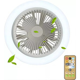 5pz Ventilador De Techo Lampara Led Con Control Remoto 30w 