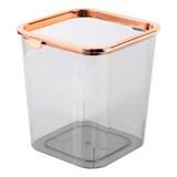 Caja De Plástico Transparente Para Bote De Basura