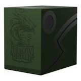 Caja   Dragon Shield - Doble Carcasa Verde Bosque/negro...